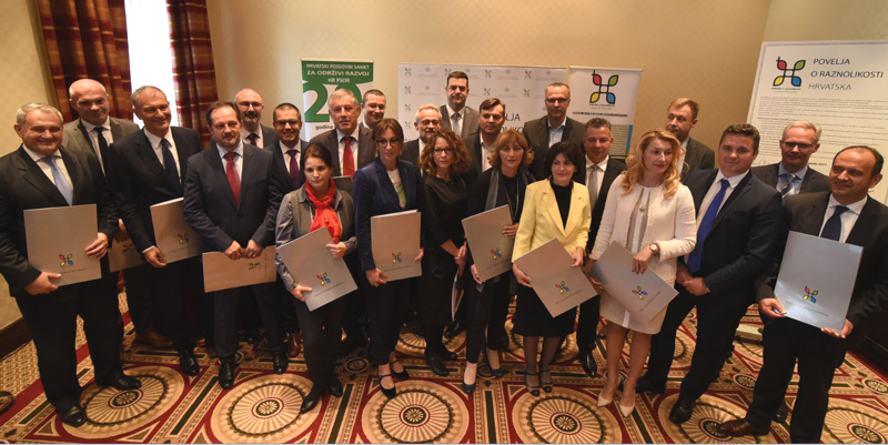 Potpisnici Povelje o raznolikosti Hrvatska / Diversity Charter Croatia signatories