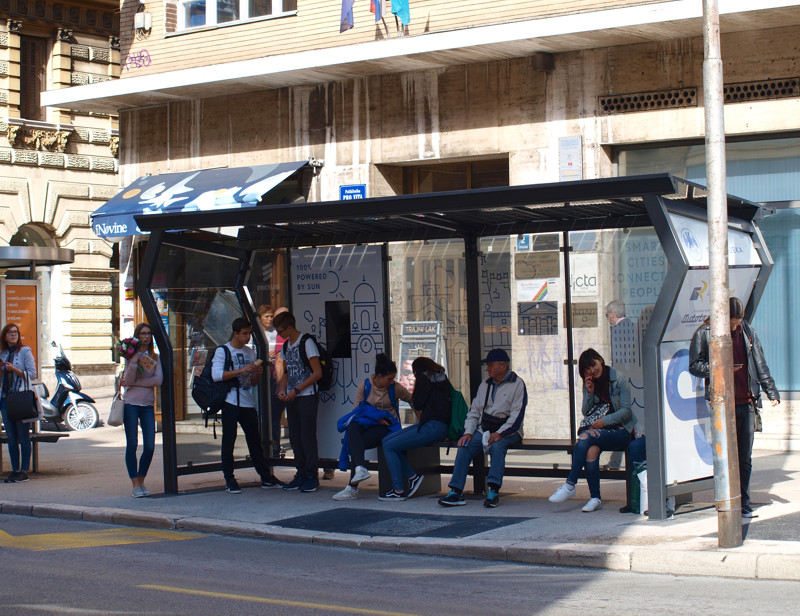 Pametna autobusna stanica u Rijeci / Smart Bus Stops in Rijeka